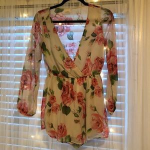 Floral romper
